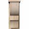 Ekena Millwork Ridgewood Rough Sawn Corbel w/Backplate, Douglas Fir, 8"W x 12"D x 20"H COR08X12X20RID01RDF - alternate 3